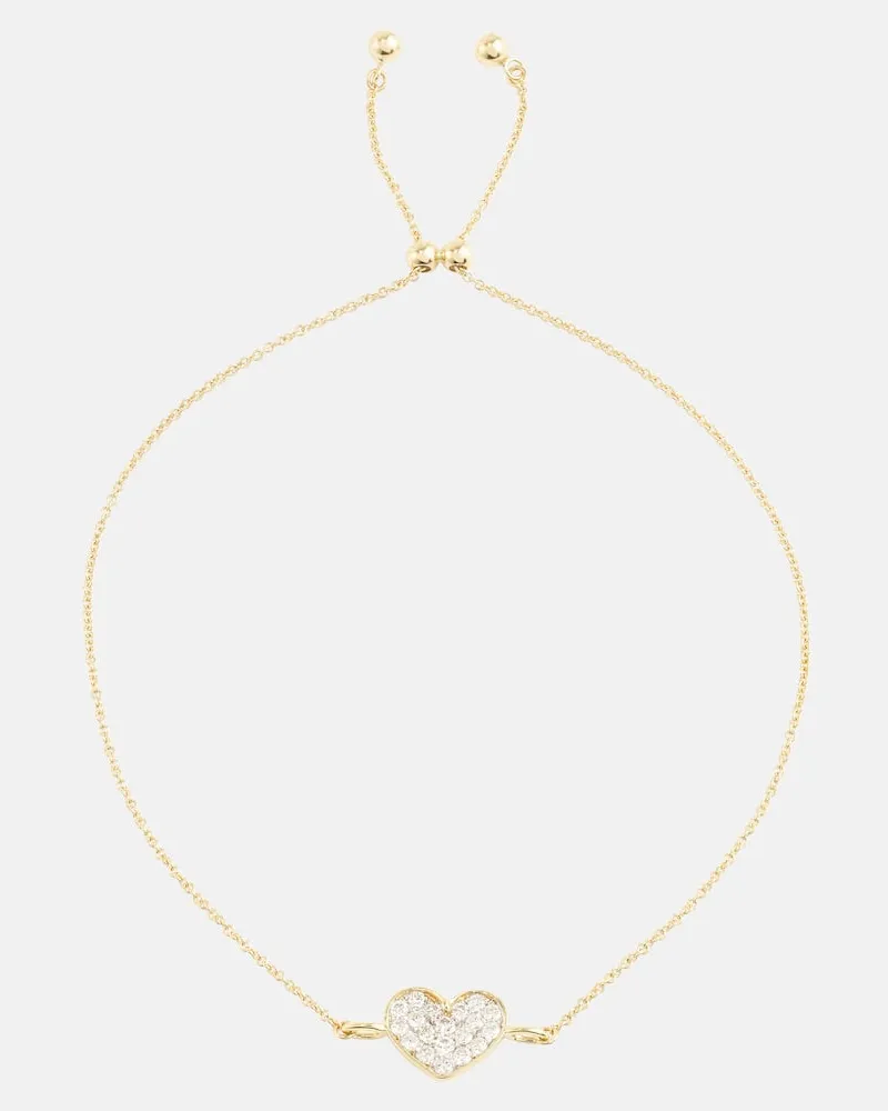 Stone & Strand Armband All My Love aus 10kt Gelbgold mit Diamanten Gold