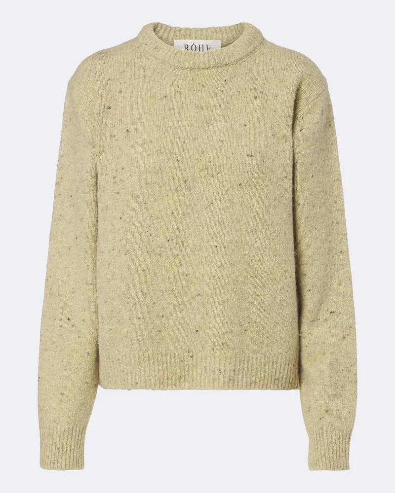 Róhe Róhe Pullover aus einem Wollgemisch Gelb