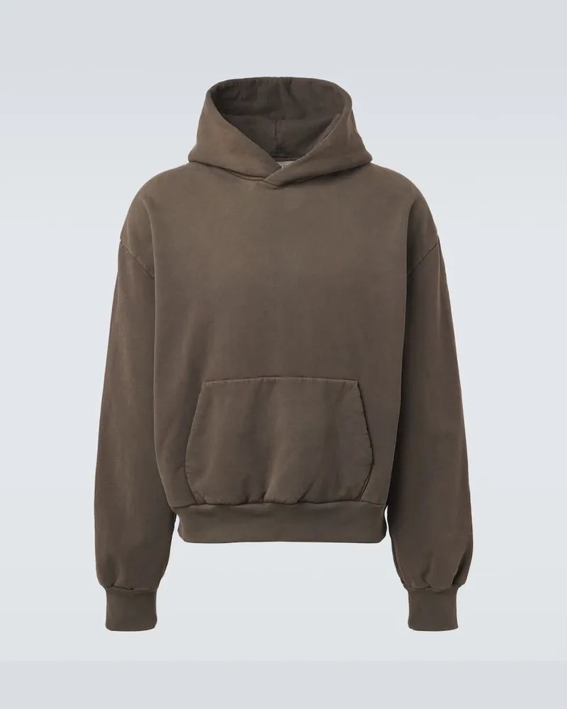Fear of God Hoodie aus Baumwoll-Jersey Braun
