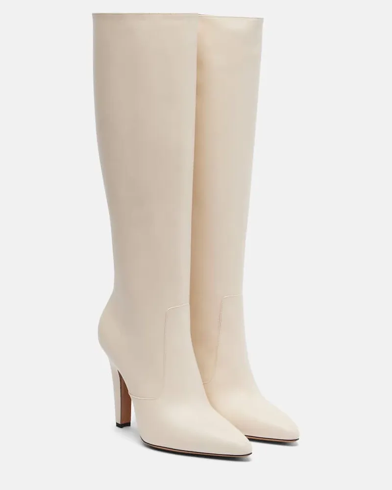 Paris Texas Stiefel Elsa 100 aus Leder Weiß
