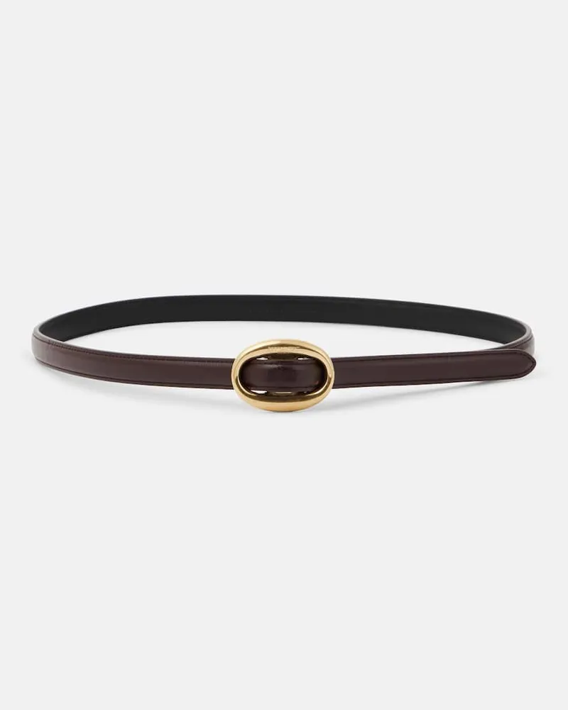 Saint Laurent Gürtel aus Leder Braun