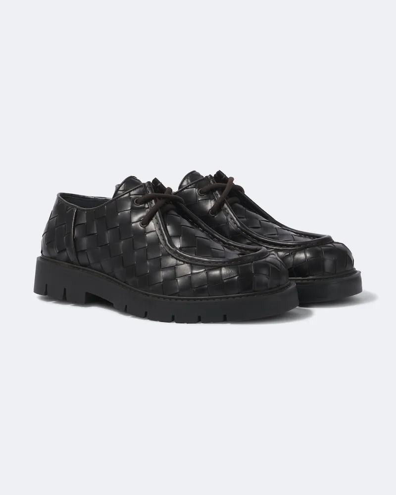 Bottega Veneta Desert Boots Haddock aus Leder Braun