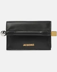 Jacquemus Clutch La Petite Pochette Rond Carre Schwarz