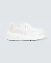 Prada Sneakers Systeme aus Leder Weiss