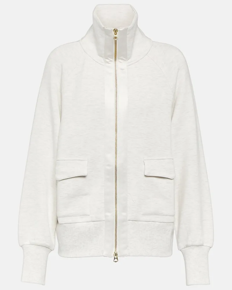 Varley Sweatshirt Roxbury aus Jersey Weiß