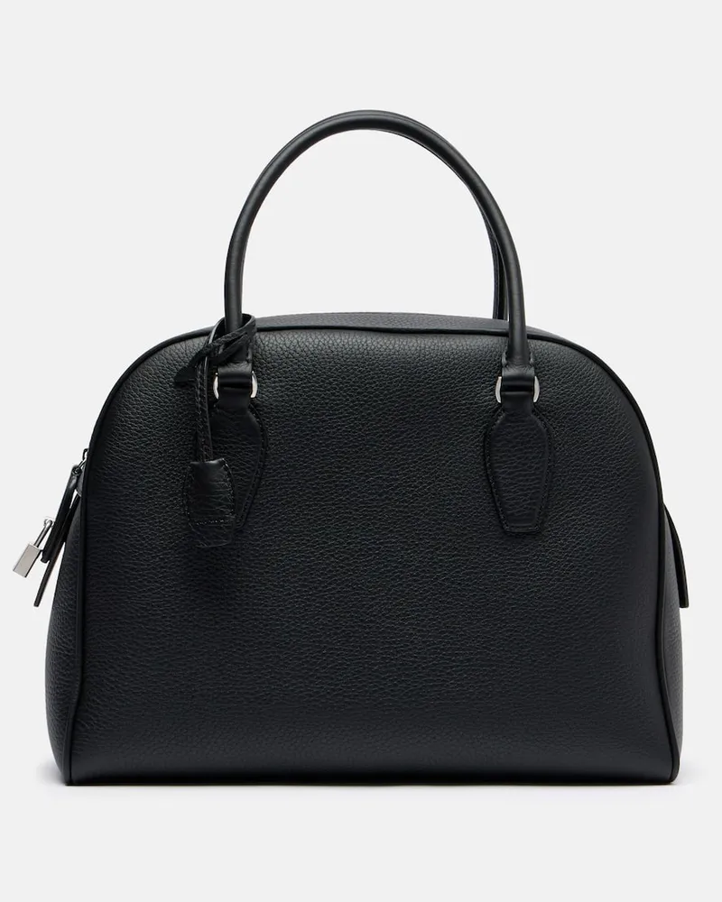 The Row Henkeltasche India 12.00 aus Leder Schwarz