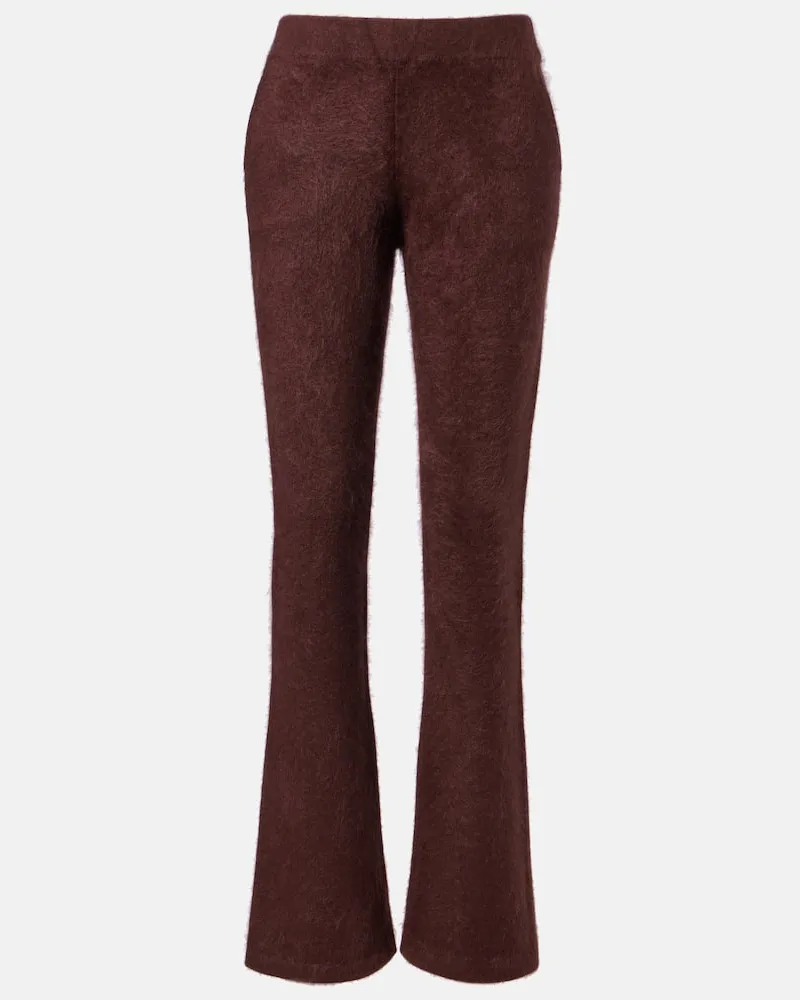 Dorothee Schumacher Schlaghose Fluffy Statement Burgund