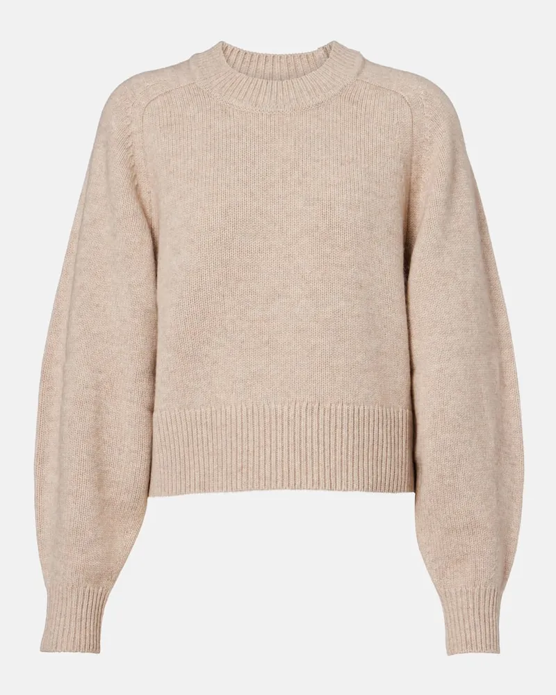 Isabel Marant Pullover Leandra aus Wolle und Kaschmir Beige