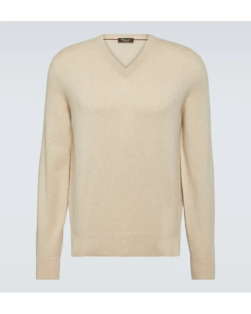 Loro Piana Pullover aus Kaschmir Beige