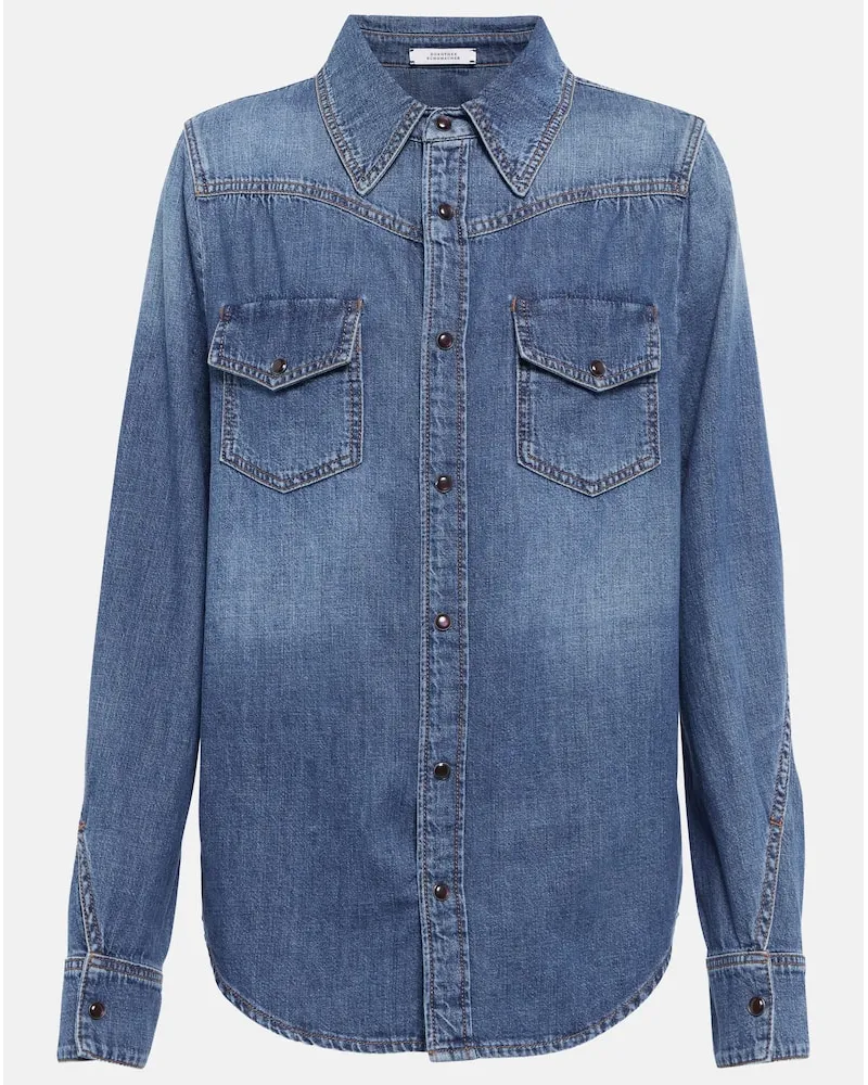 Dorothee Schumacher Jeanshemd Denim Romance Blau