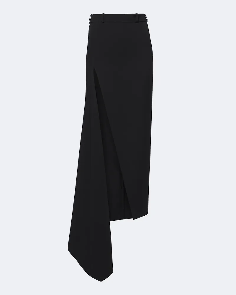 Givenchy Midirock aus Wolle Schwarz