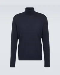 Loro Piana Rollkragenpullover aus Kaschmir Blau