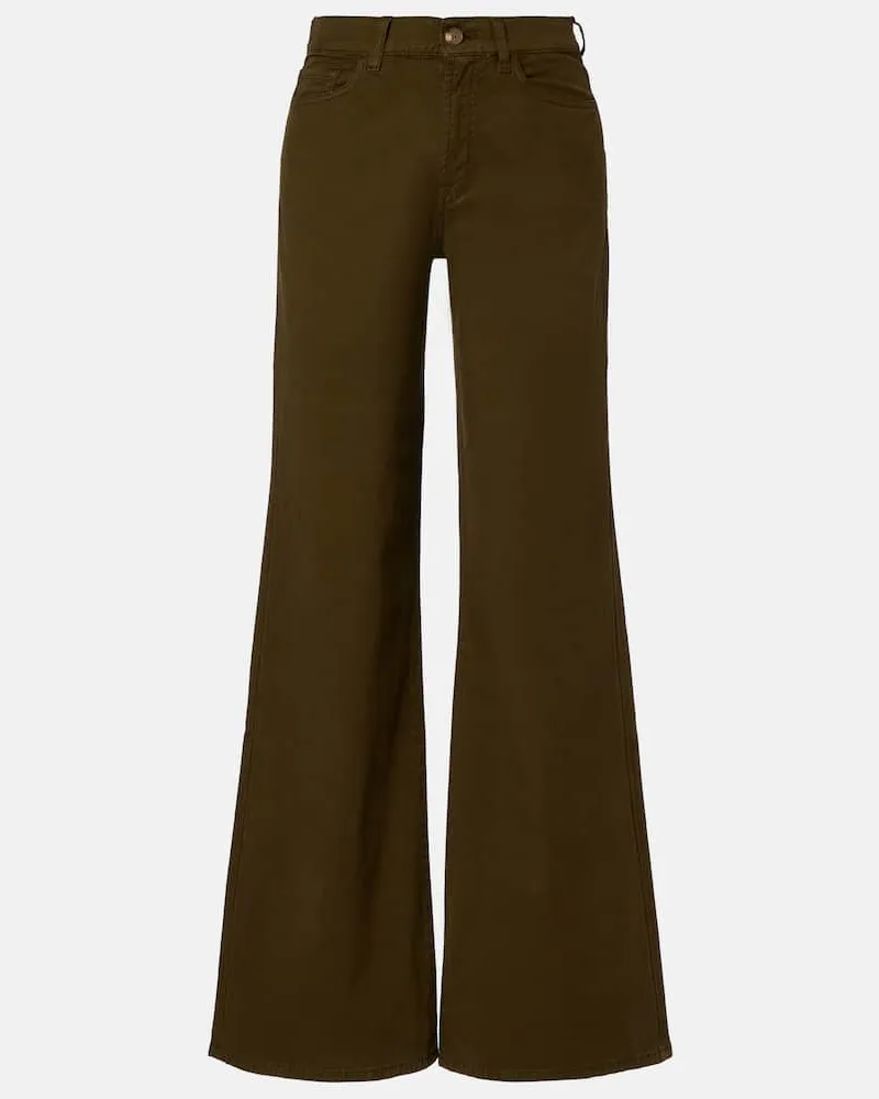 7 for all mankind Wide-Leg Jeans Lotta Grün
