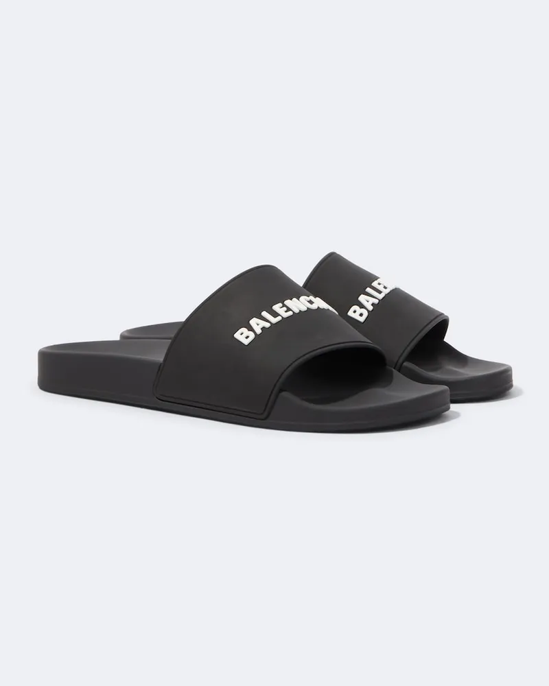 Balenciaga Pantoletten Schwarz