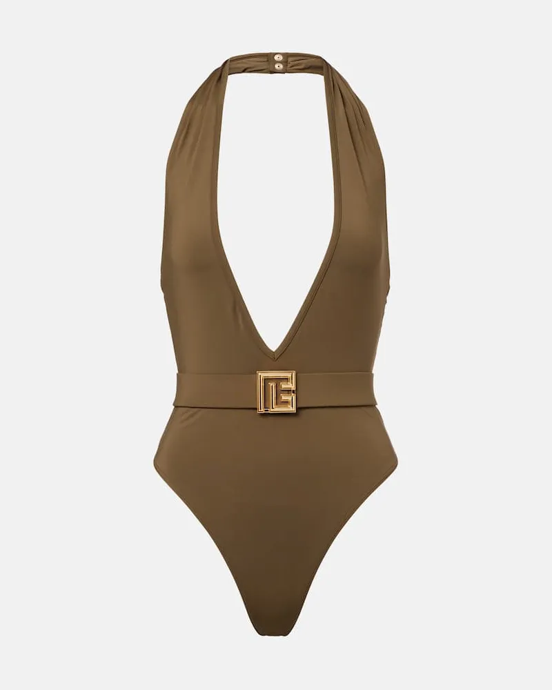 Balmain Badeanzug Grün