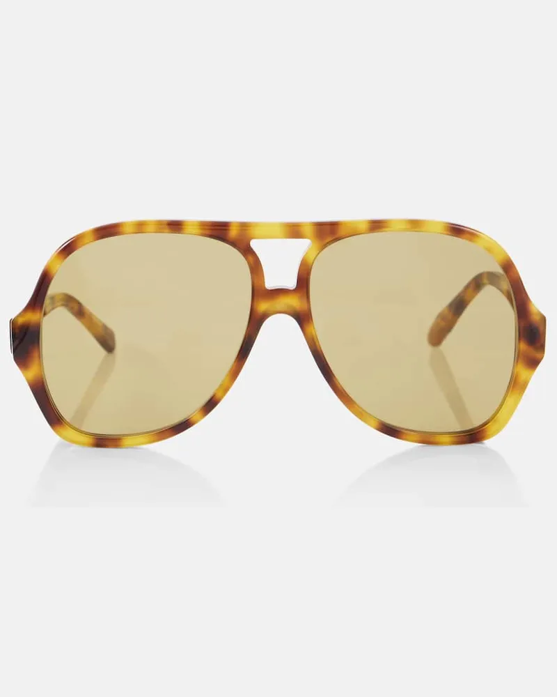 Chloé Chloé Aviator-Sonnenbrille Braun