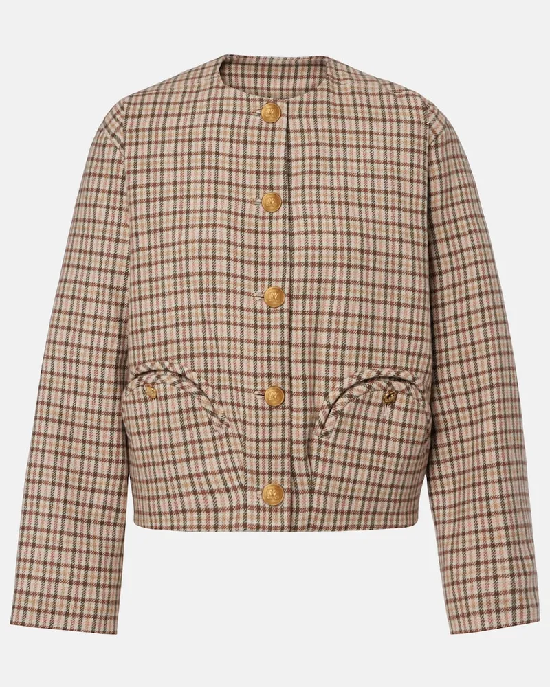 Blazé Milano Blazé Milano Jacke Altai aus Wolle und Kaschmir Beige