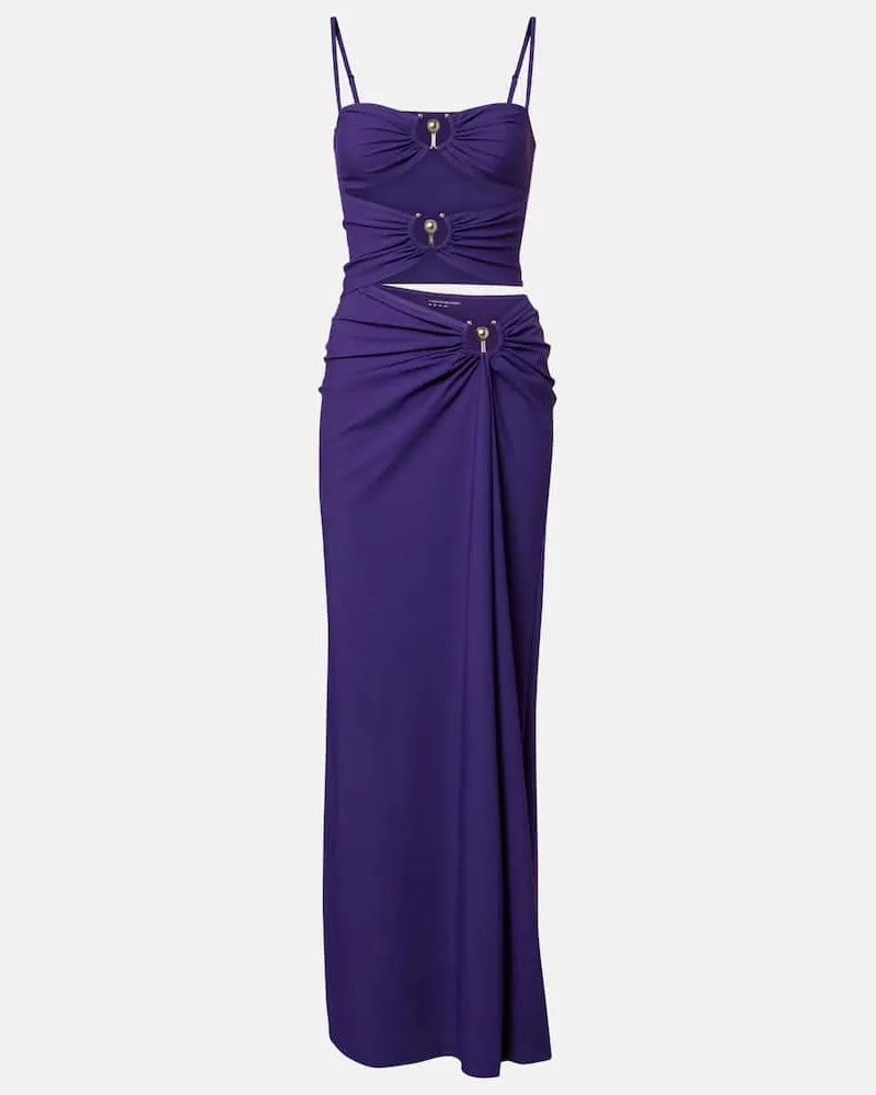Christopher Esber Maxikleid Violett
