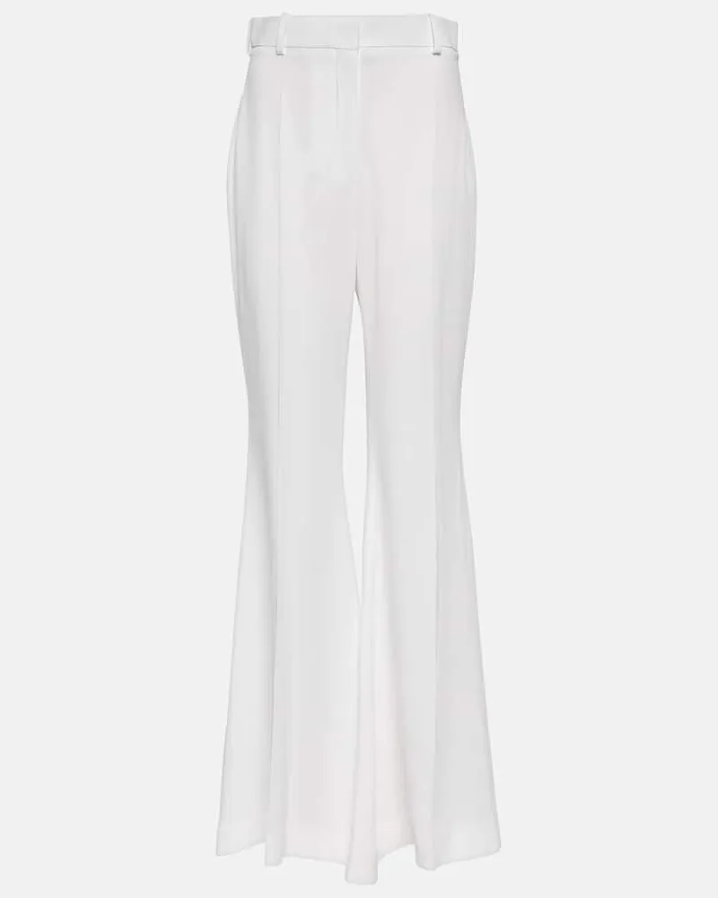 Nina Ricci High-Rise-Schlaghose aus Cady Neutral