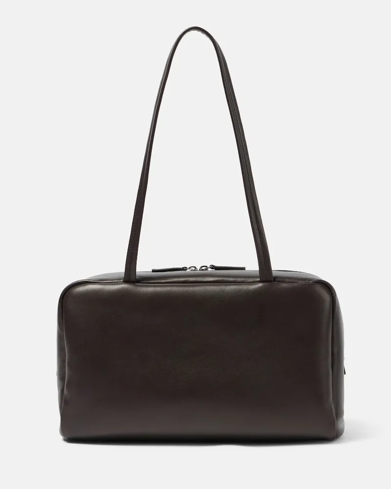 The Row Tote Astra aus Leder Braun