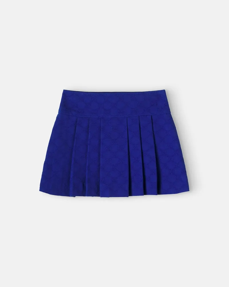Gucci Rock GG aus Baumwoll-Jacquard Blau