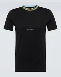 Givenchy T-Shirt aus Baumwoll-Jersey Schwarz