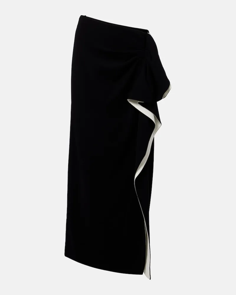 Proenza Schouler Maxirock Cella aus Crêpe Schwarz