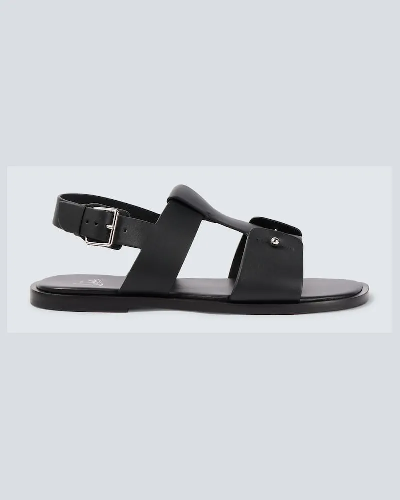 Christian Louboutin Sandalen Chambellis aus Leder Schwarz