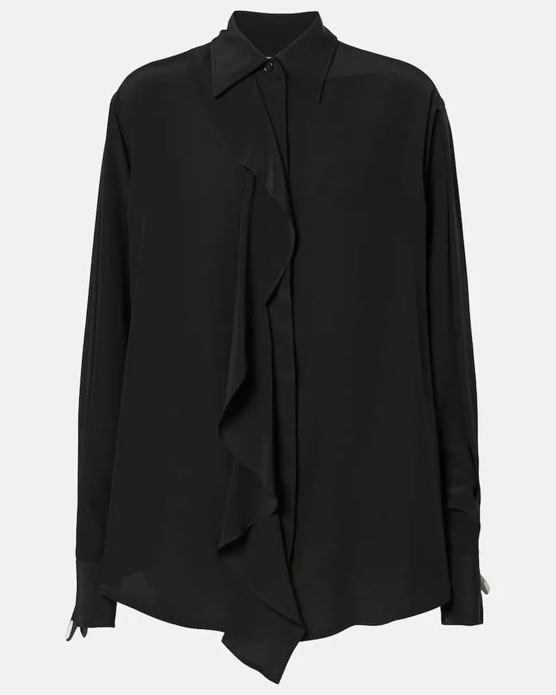 Victoria Beckham Bluse aus Seide Schwarz