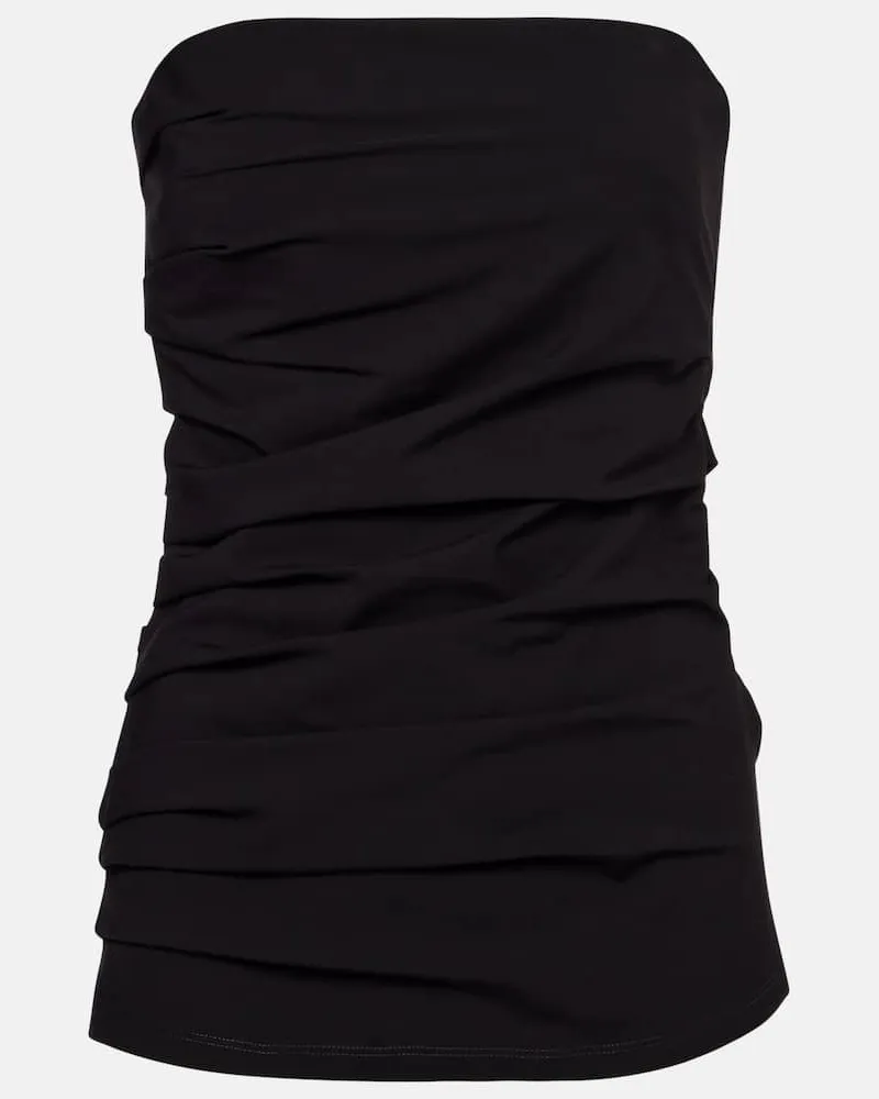 Proenza Schouler Top Lena aus einem Baumwollgemisch Schwarz