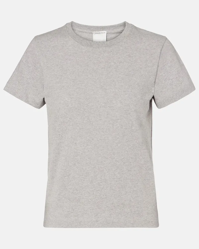 Calvin Klein T-Shirt aus Baumwoll-Jersey Grau