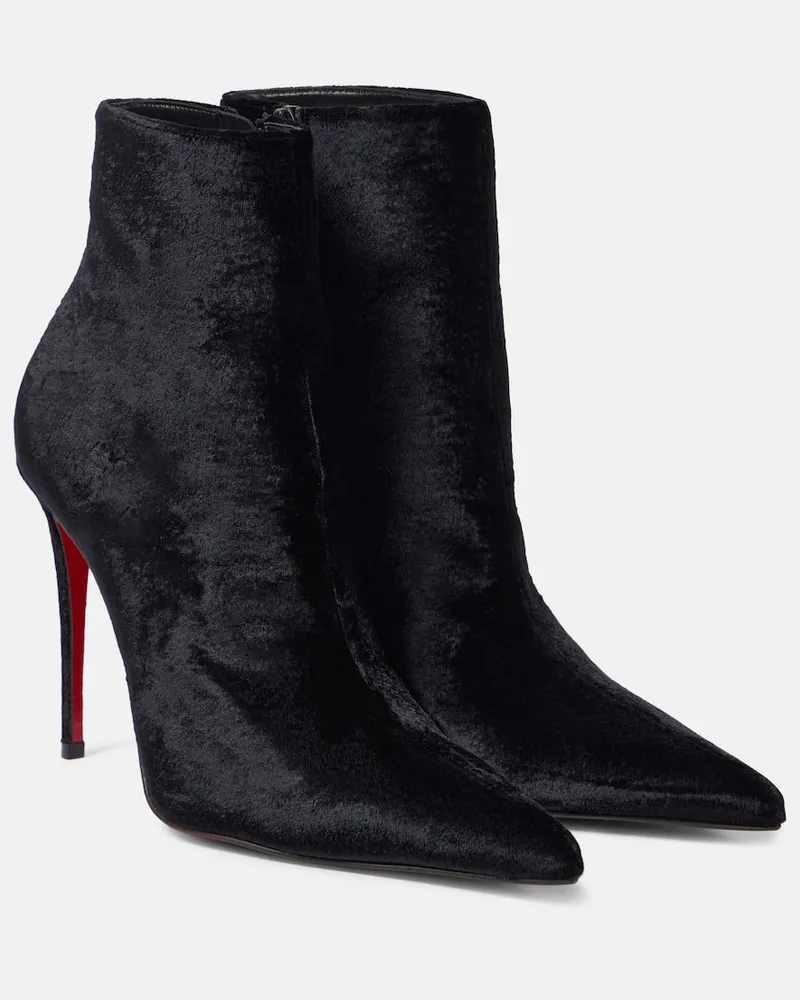 Christian Louboutin Stiefel Kate Max 100 Schwarz