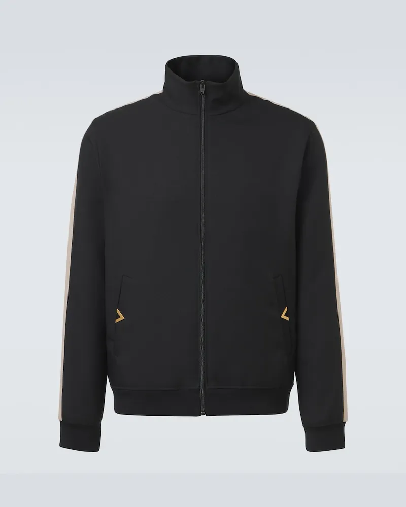 Valentino Garavani Trainingsjacke VGold Schwarz