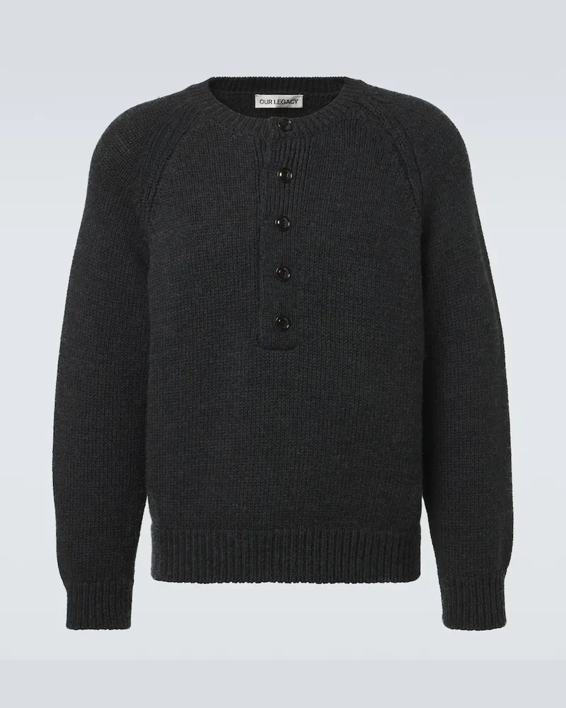 Our Legacy Pullover aus Wolle Schwarz