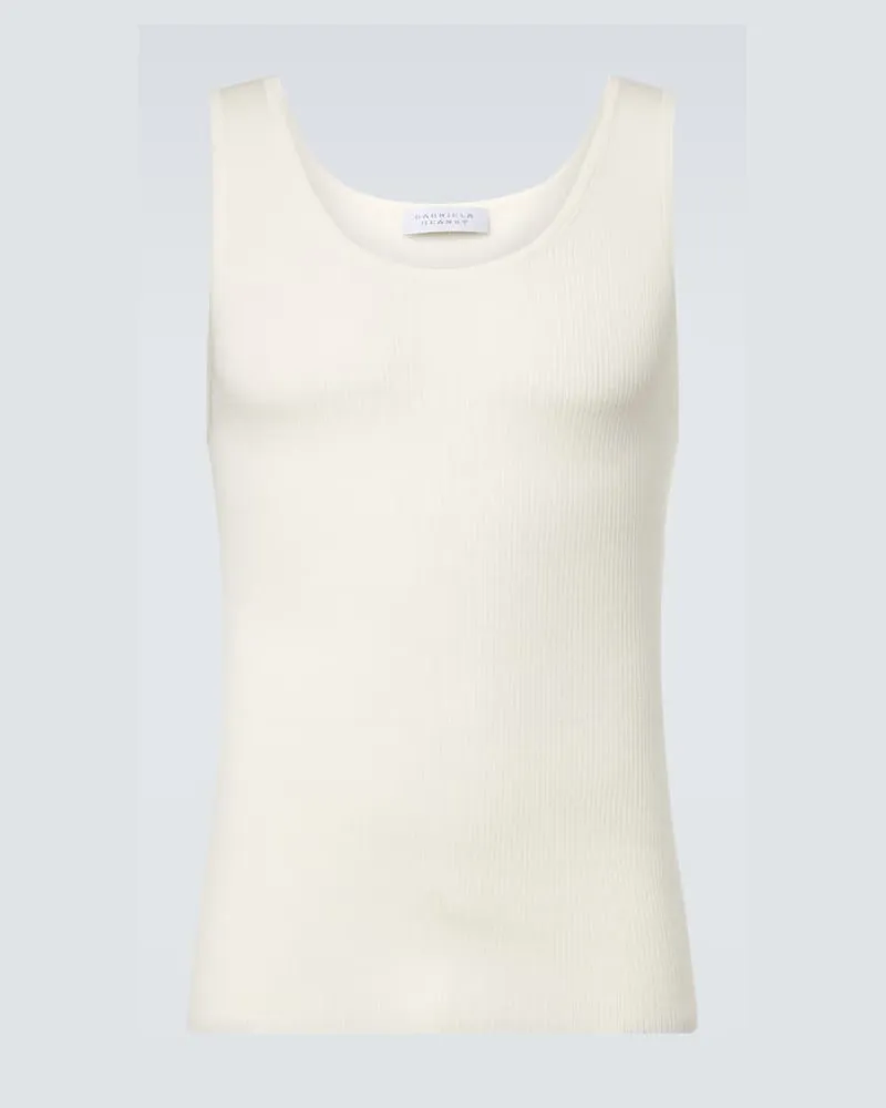 Gabriela Hearst Top aus Wolle Weiß