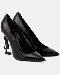 Saint Laurent Pumps Opyum 110 aus Lackleder Schwarz