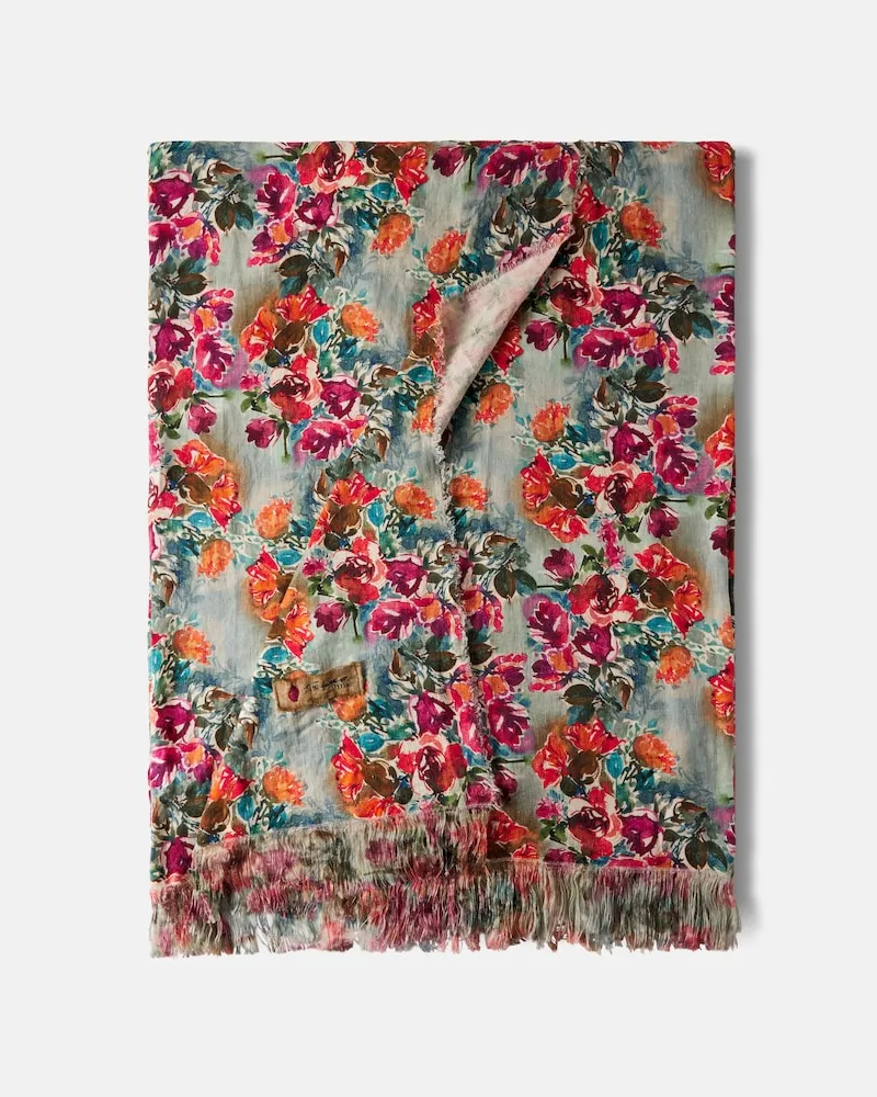 The House of Lyria Tischdecke Tormento aus Leinen Multicolor