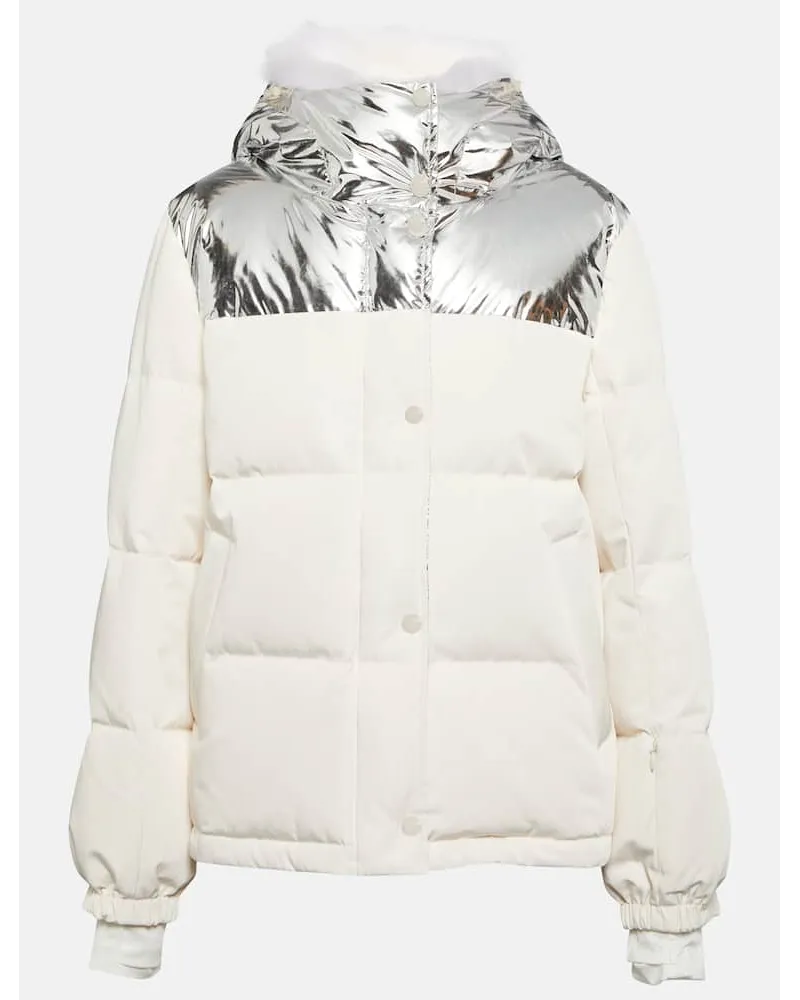 Yves Salomon Skijacke mit Shearling Multicolor