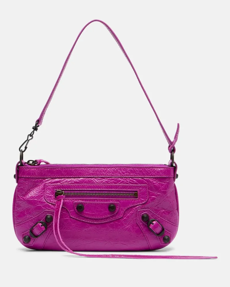 Balenciaga Schultertasche Le City aus Leder Rosa