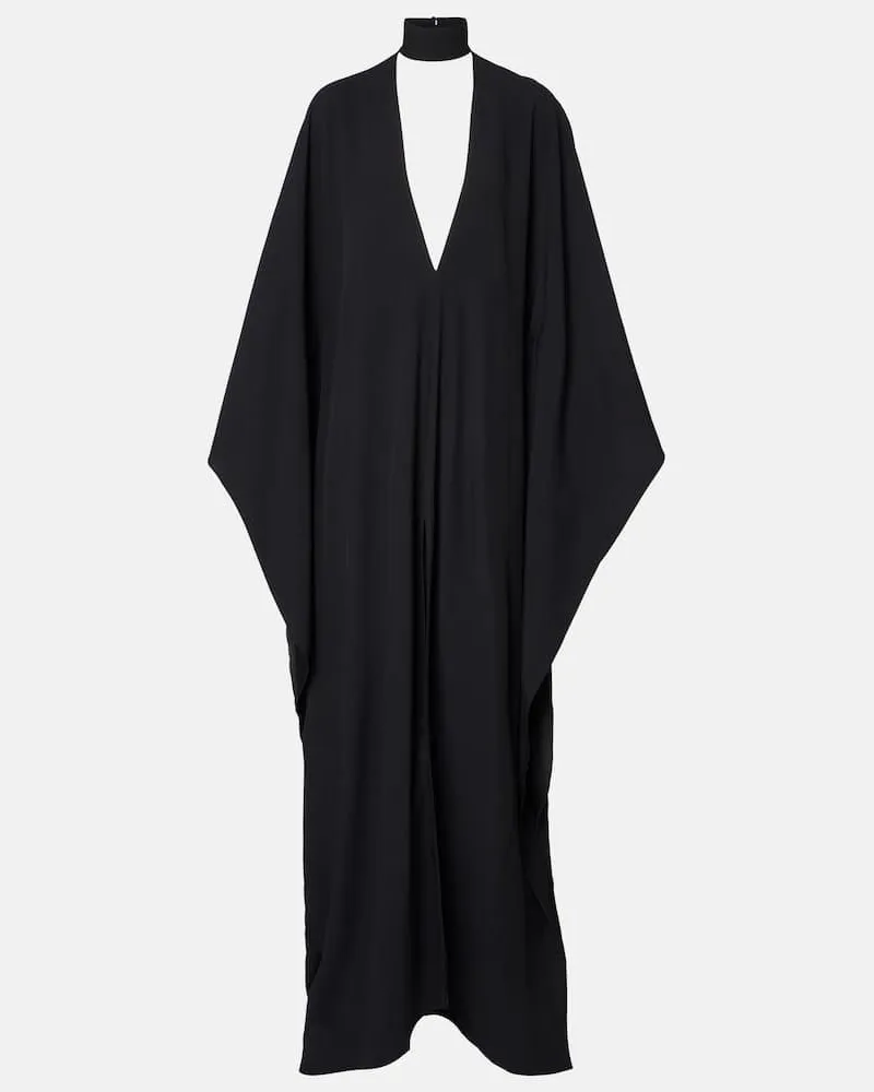 Taller Marmo Kaftan OOO aus Crêpe-Cady Schwarz