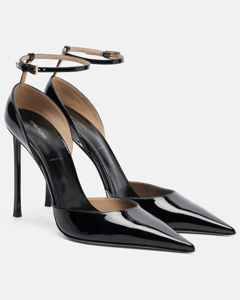 Tom Ford Pumps Vertigo aus Lackleder Schwarz