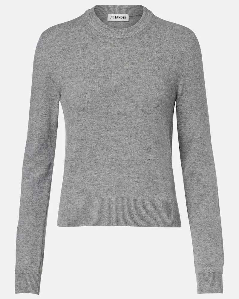 Jil Sander Pullover aus Schurwolle Grau