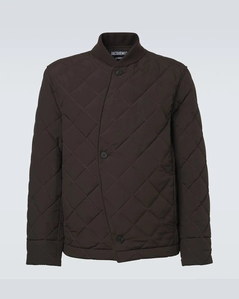 Jacquemus Steppjacke Bastide Braun
