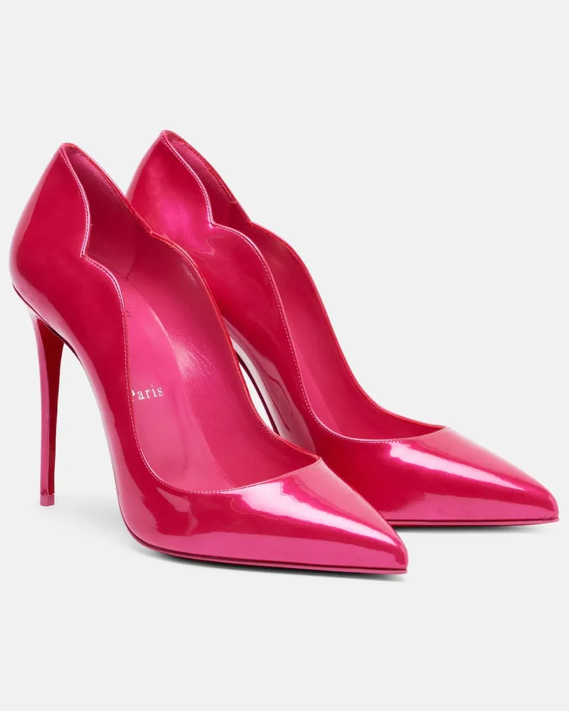 Christian Louboutin Pumps Hot Chick 110 aus Lackleder Pink