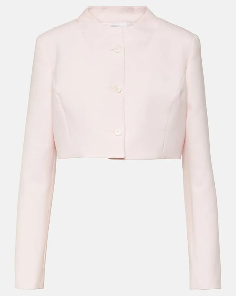 COPERNI Cropped-Jacke aus Schurwolle Rosa