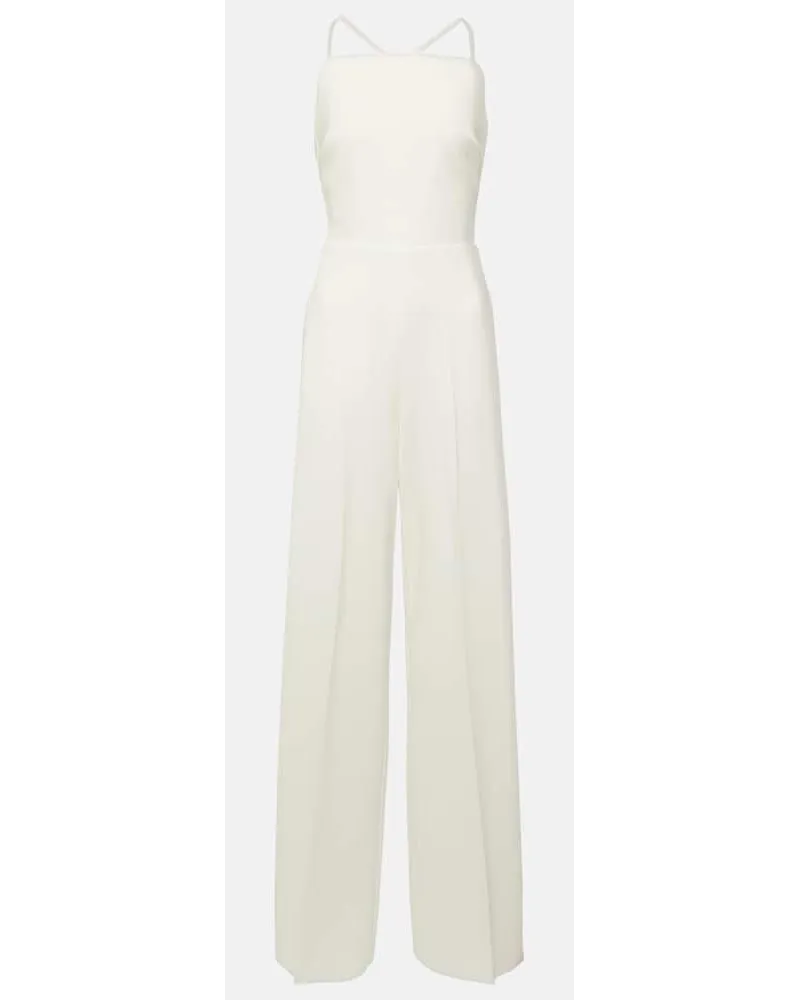 Max Mara Jumpsuit Elvy aus Cady Weiss