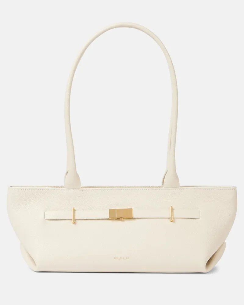 DeMELLIER Schultertasche New York aus Leder Weiß