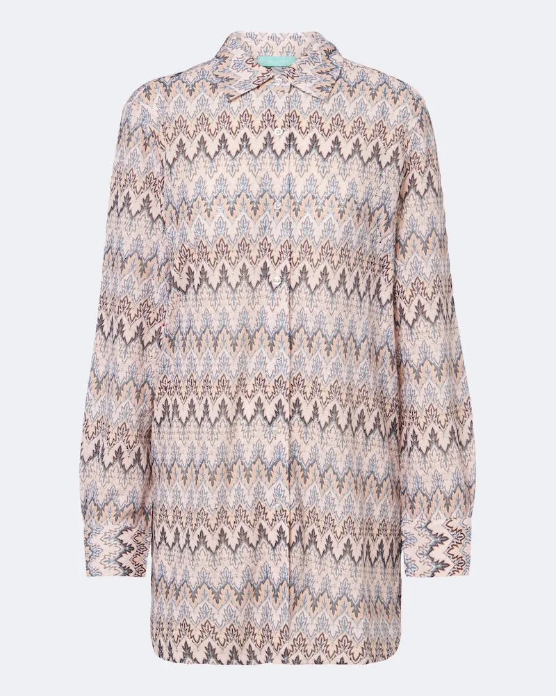Melissa Odabash Hemd Daria aus Strick Multicolor