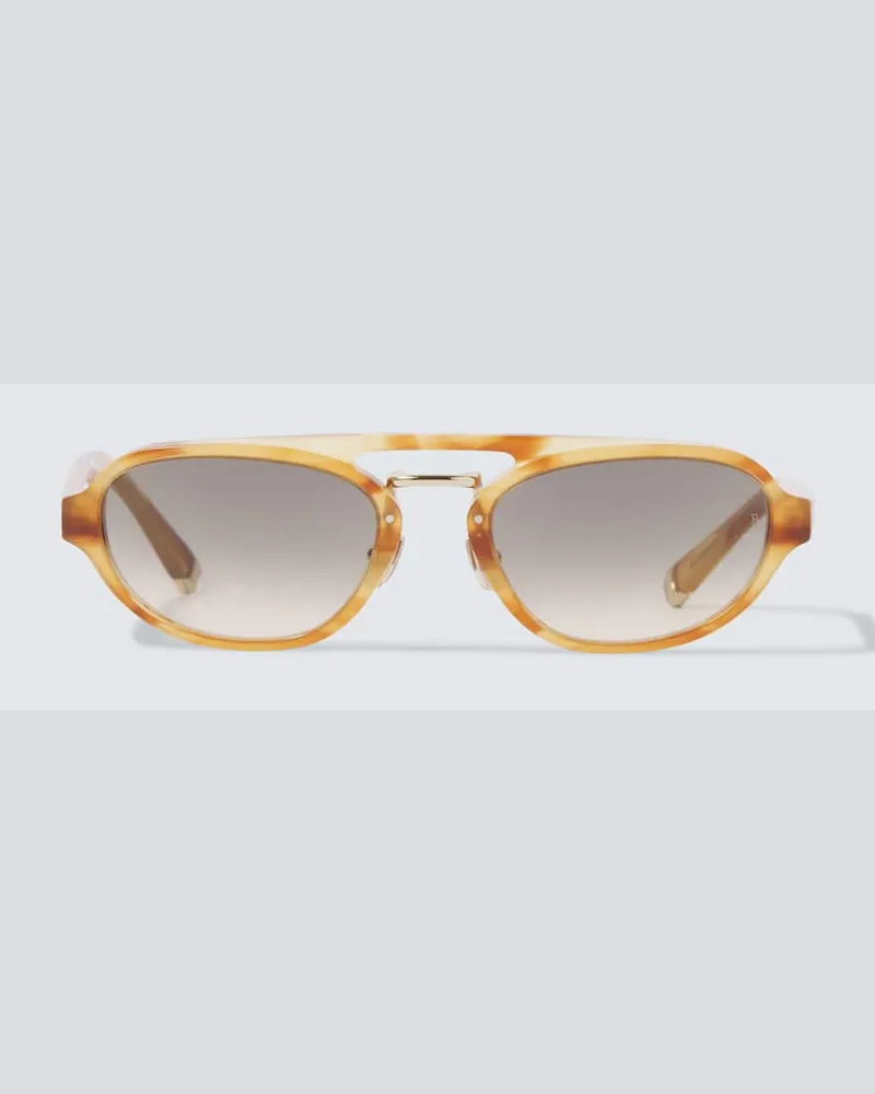 Brunello Cucinelli Sonnenbrille Braun