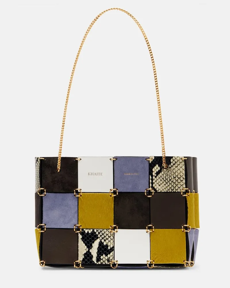 KHAITE Tote Bag Emma Small aus Leder Multicolor